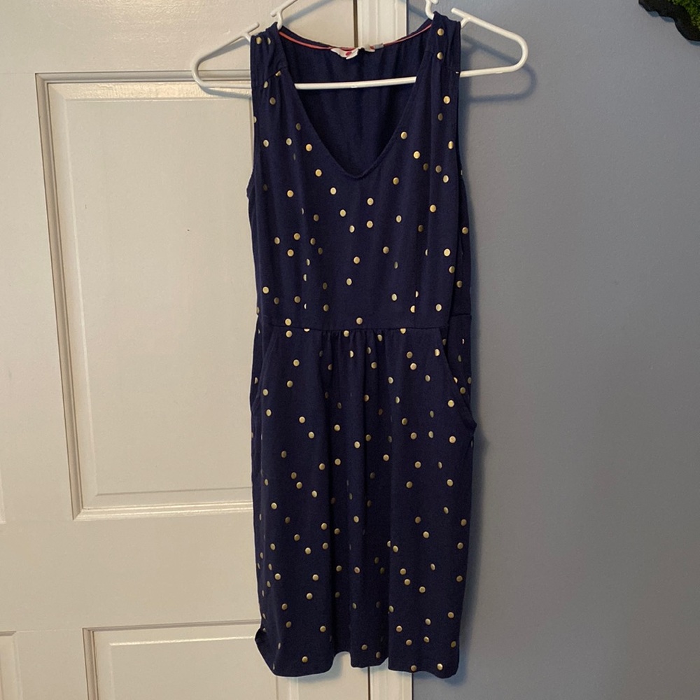 Boden Summer dress. Great for travel, light, easy to pack. Comfortable, pockets.